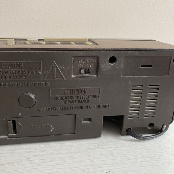 Vintage GE Clock Radio 1978 Am Fm Model No 7-4945A Dual Alarm TESTED - Picture 9 of 12